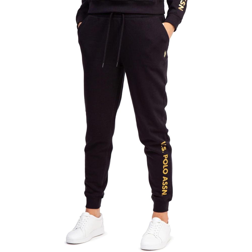 image:imageUS POLO ASSN USPA Fleece JoggersBlack