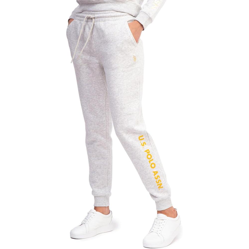 image:imageUS POLO ASSN USPA Fleece JoggersOatmeal Heather
