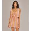 BECCA by Rebecca Virtue Bella Plunge Dress Cover-Up(Multi)