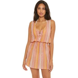 BECCA by Rebecca Virtue Bella Plunge Dress Cover-Up(Multi)