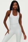 image:imageBeach Riot Womens Active TopSilver Shine Waffle
