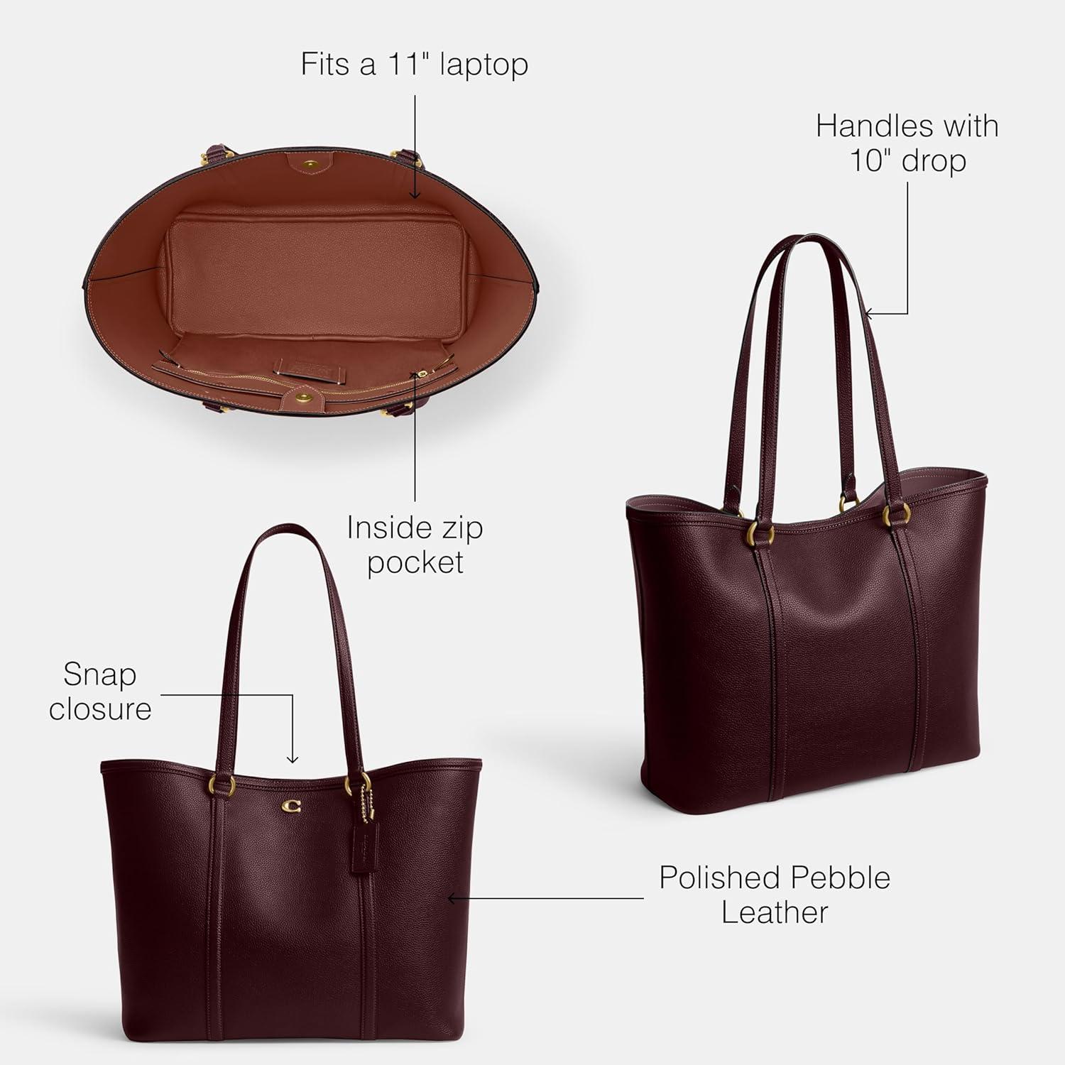 image:imageCoach Small Legacy ToteB4Merlot