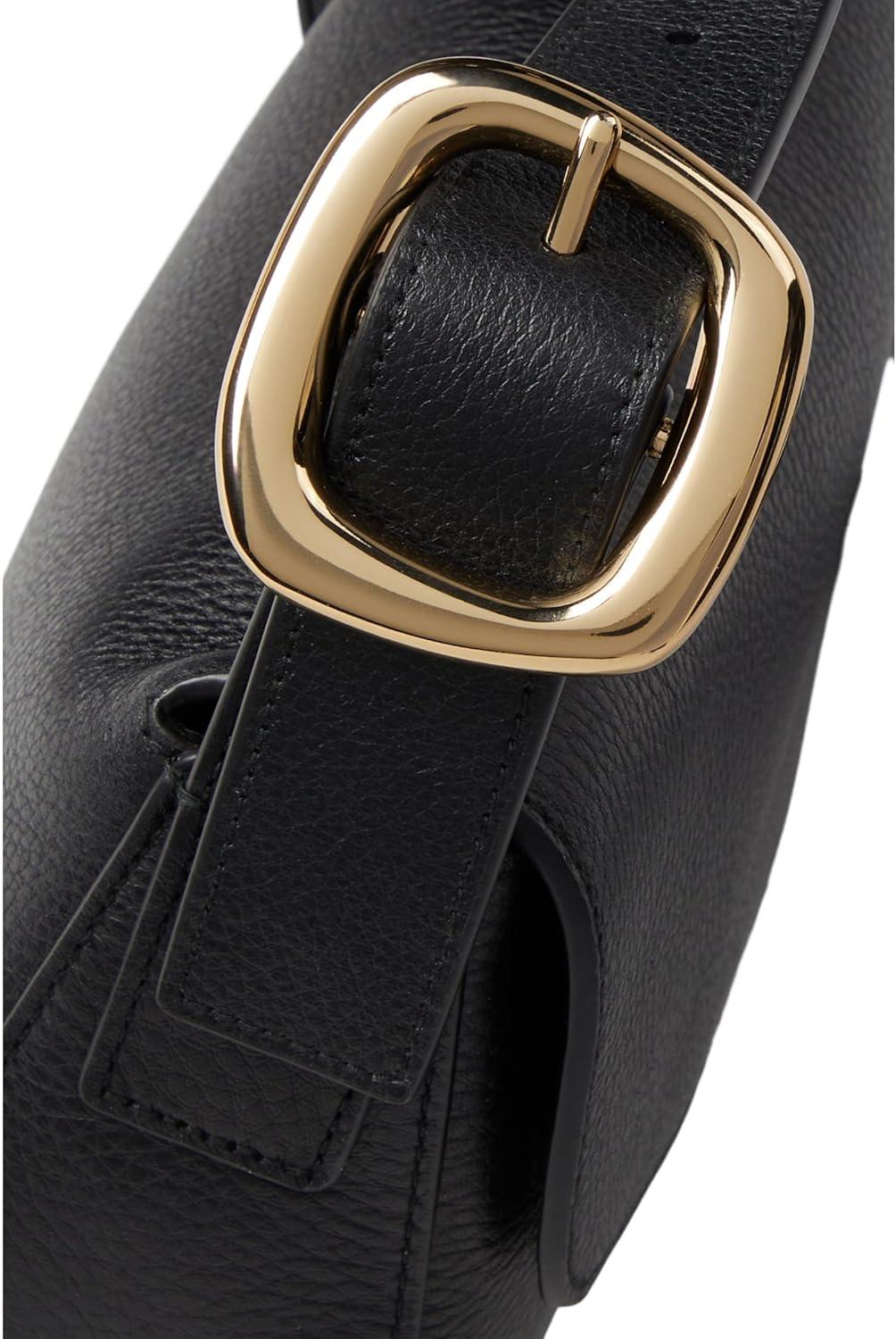 image:imageMadewell Womens The Sculptural Buckle Crossbody Bag True Black One Size One Size