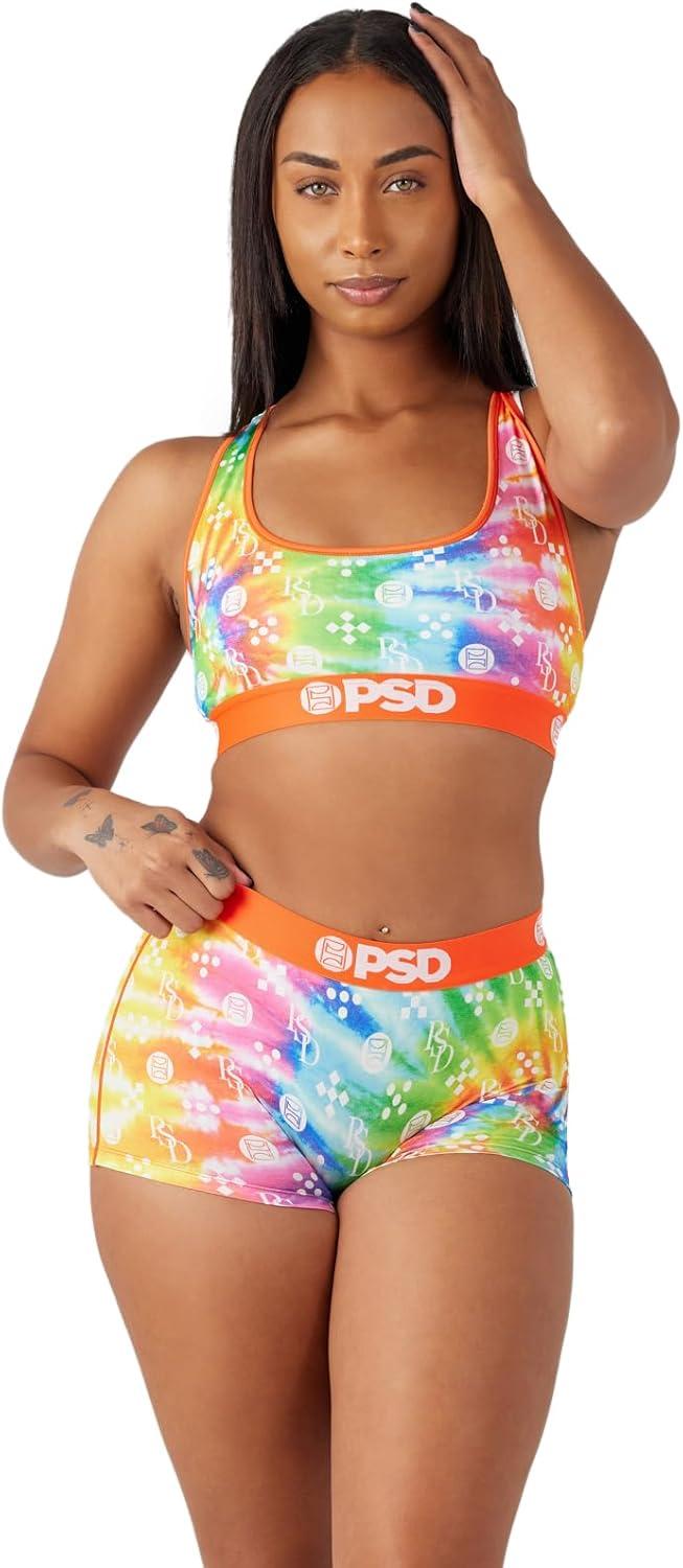 image:imagePSD Underwear Womens Sports Bra Luxury Print Medium Support Sports Bras for Women Womens Racerback Sports BrasPsd Dye
