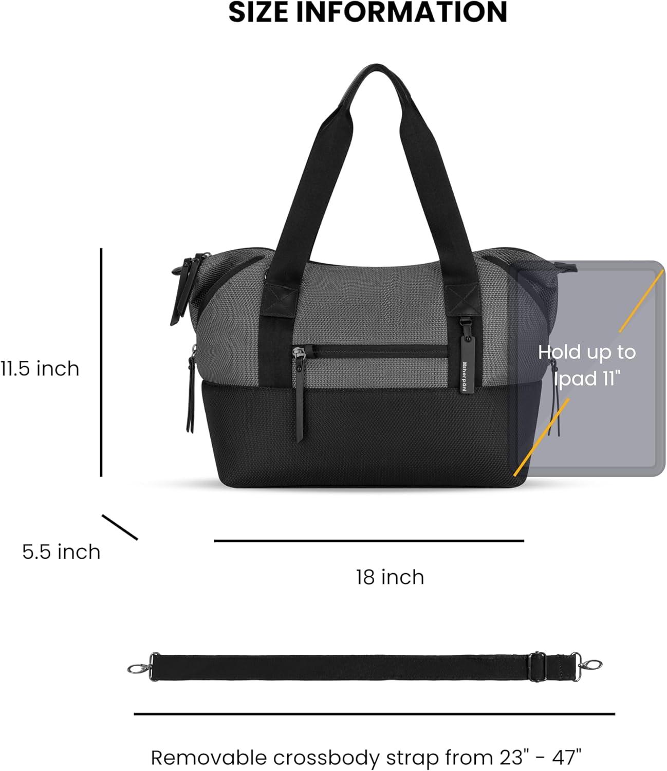 image:imageSherpani Eclipse Anti Theft Tote Bag Travel Crossbody Bag Teacher Tote 12L Shoulder Purse Handbags for WomenGranite