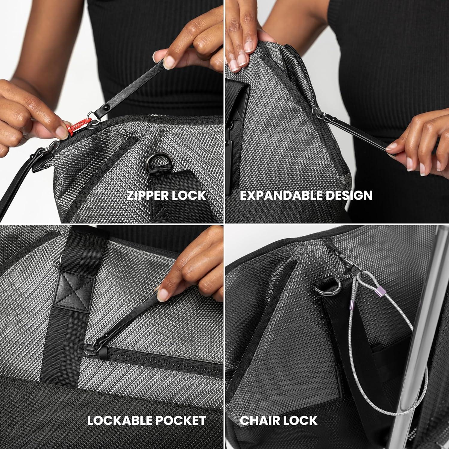 image:imageSherpani Eclipse Anti Theft Tote Bag Travel Crossbody Bag Teacher Tote 12L Shoulder Purse Handbags for WomenMorocco