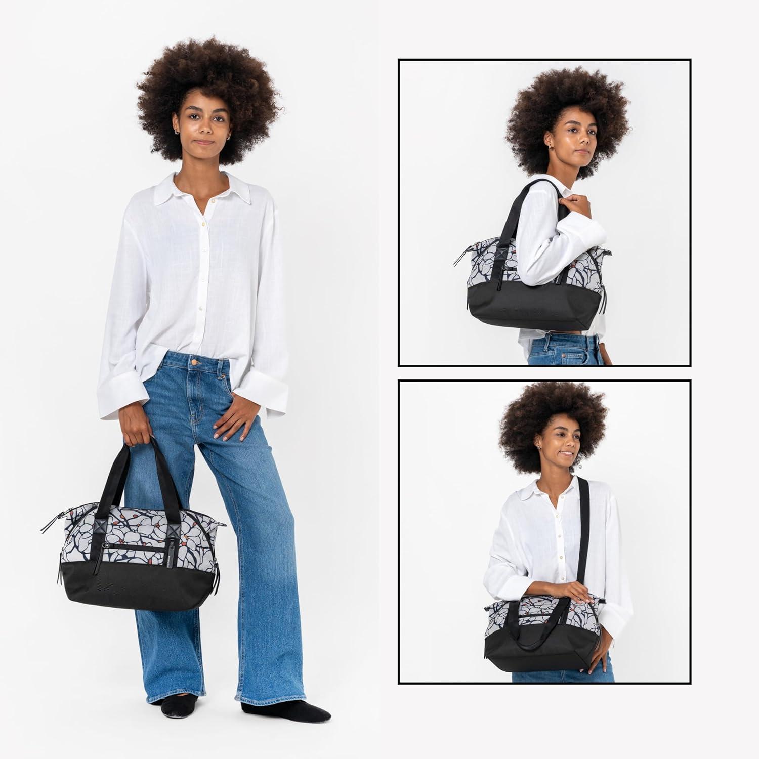 image:imageSherpani Eclipse Anti Theft Tote Bag Travel Crossbody Bag Teacher Tote 12L Shoulder Purse Handbags for WomenSakura
