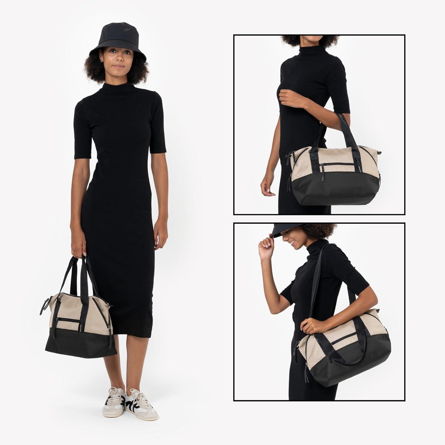 image:imageSherpani Eclipse Anti Theft Tote Bag Travel Crossbody Bag Teacher Tote 12L Shoulder Purse Handbags for WomenStraw