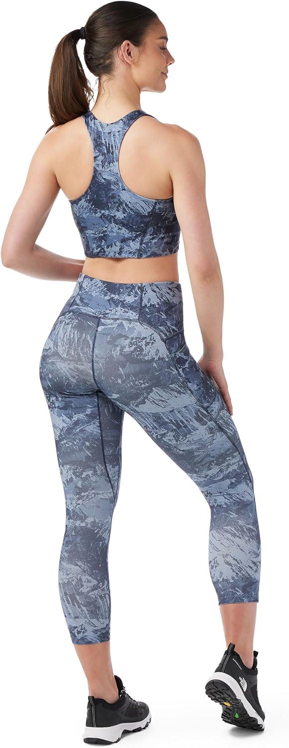 image:imageSmartWool Womens Active Crop BraNightfall Blue Mountain