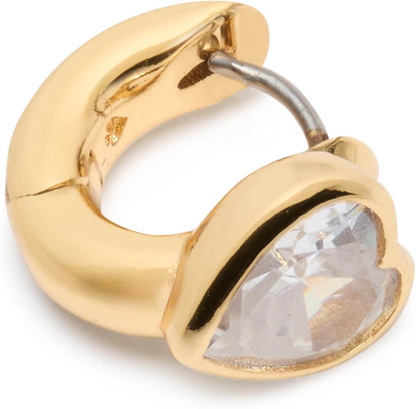 image:imagekate spade new york My Love Heart HuggiesClearGold Studs
