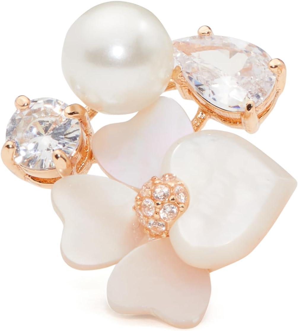 image:imagekate spade new york Precious Pansy Cluster EarringsWhite Multi Studs