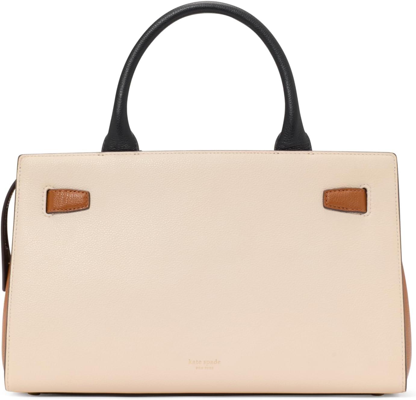 image:imagekate spade new york womens Deco Pebbled Leather Medium SatchelMilk Glass Multi