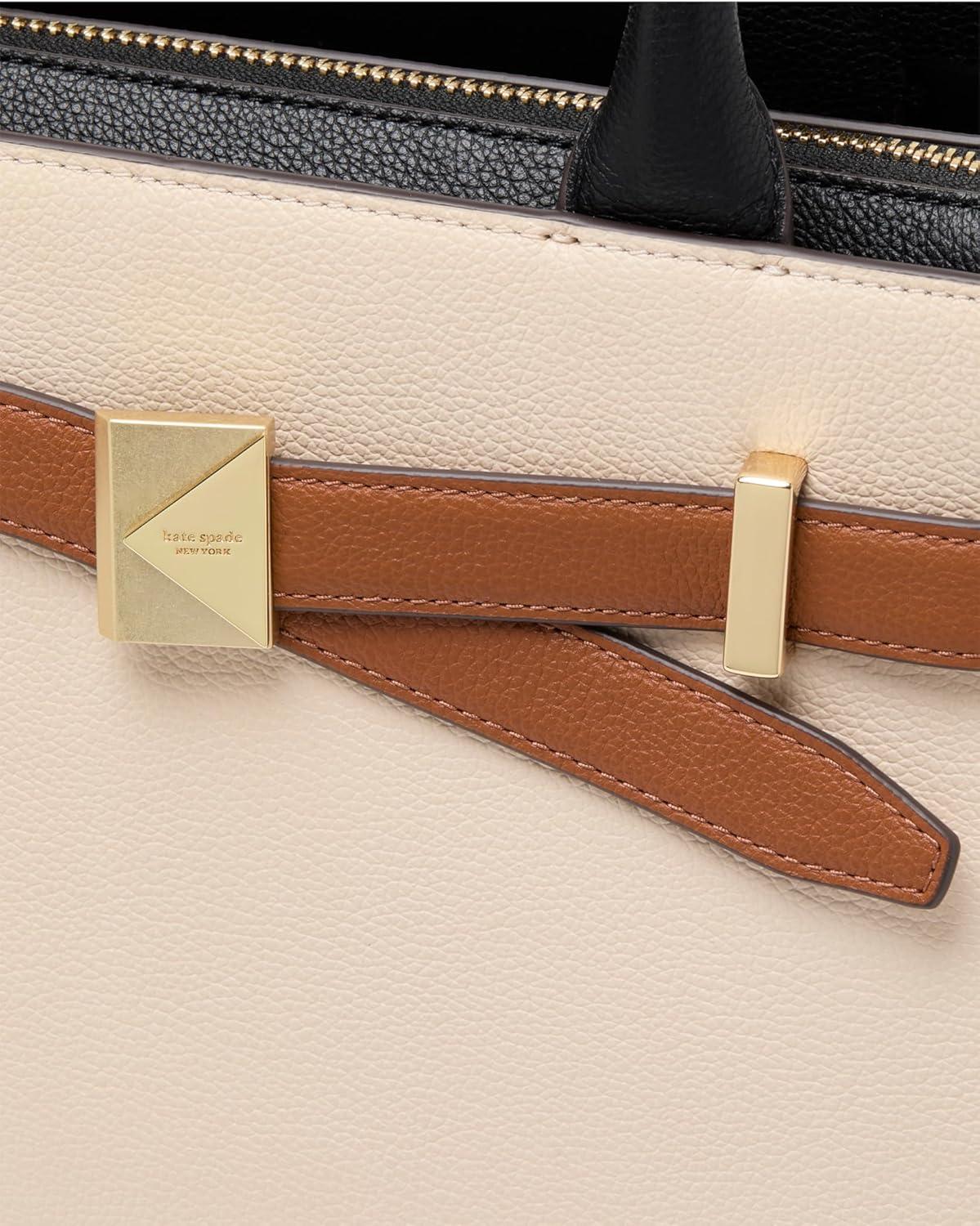image:imagekate spade new york womens Deco Pebbled Leather Medium SatchelMilk Glass Multi