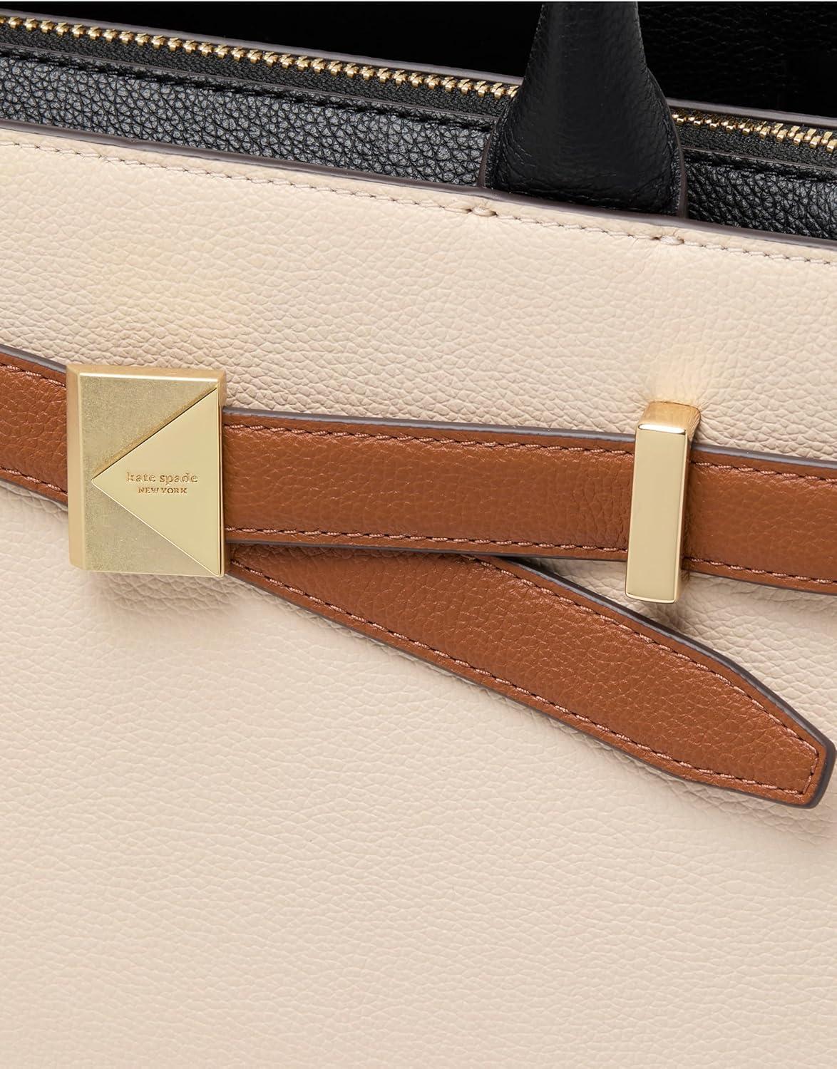 image:imagekate spade new york womens Deco Pebbled Leather Medium SatchelMilk Glass Multi