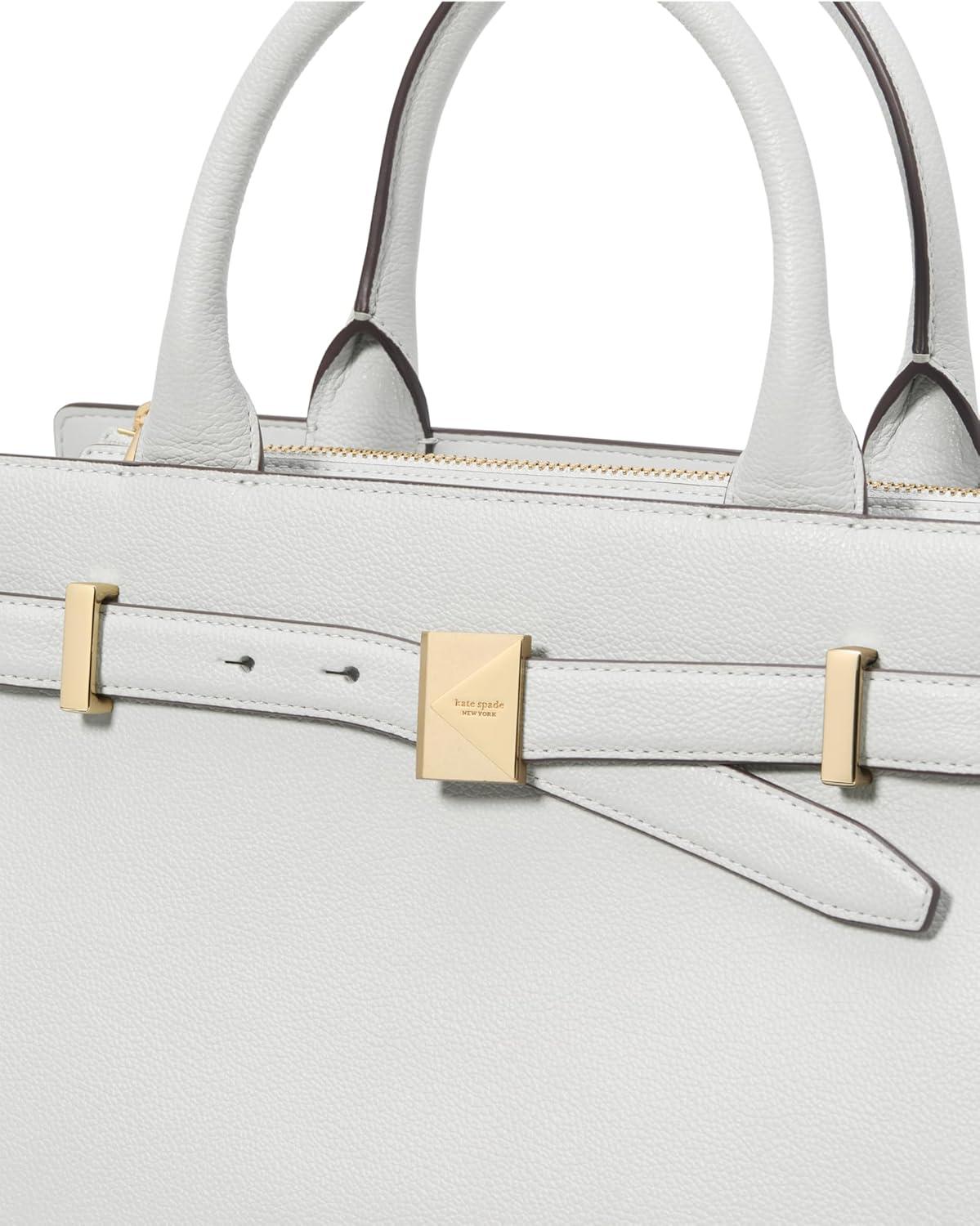 image:imagekate spade new york womens Deco Pebbled Leather Medium SatchelStone Path