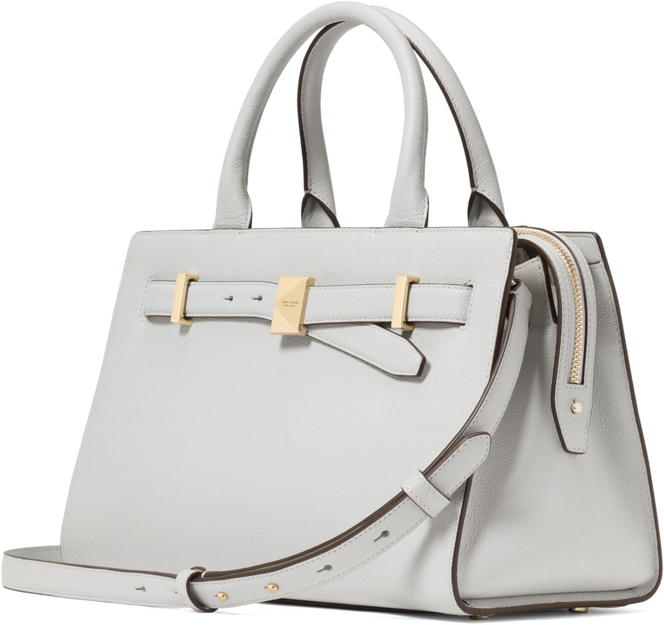 image:imagekate spade new york womens Deco Pebbled Leather Medium SatchelStone Path