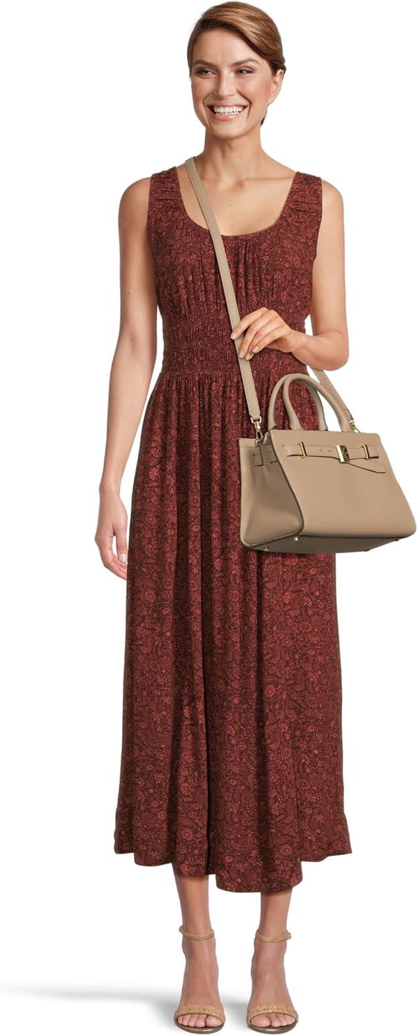 image:imagekate spade new york womens Deco Pebbled Leather Medium SatchelTimeless Taupe