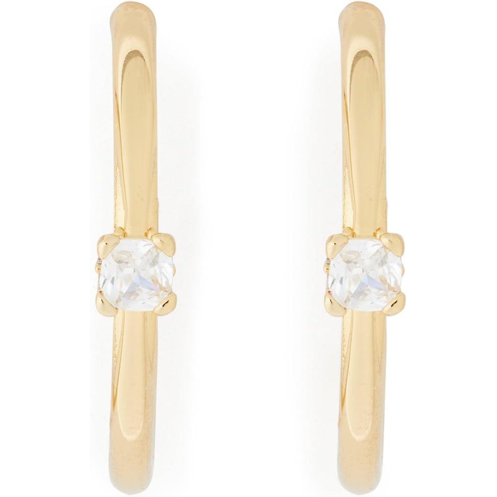 image:imageKate Spade New York Womens Hoops ClearGold One Size