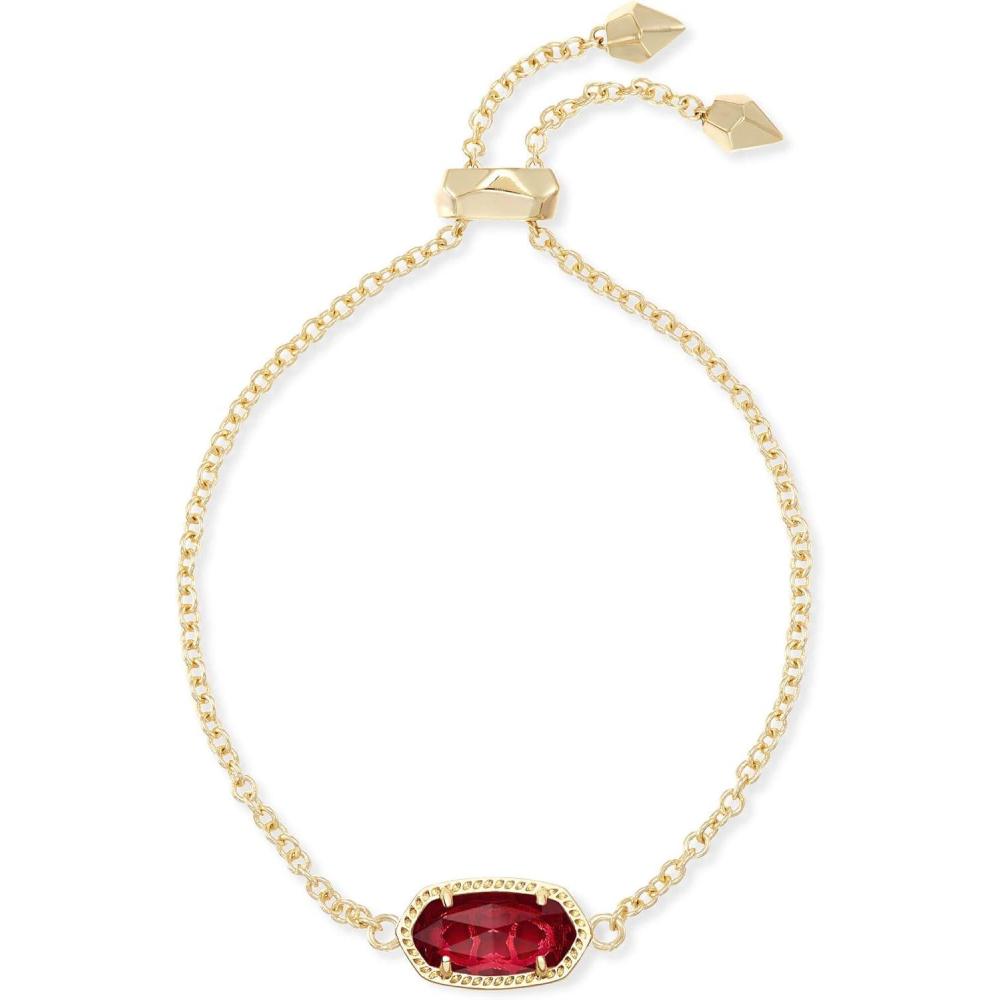 image:imageKendra Scott Elaina Adjustable Chain Bracelet for Women Fashion Jewelry GoldPlatedGOLD BERRY CLEAR GLASS