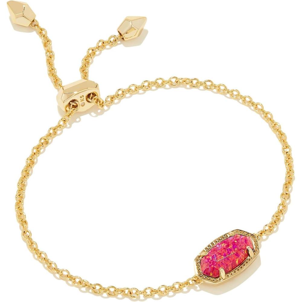 image:imageKendra Scott Elaina Adjustable Chain Bracelet for Women Fashion Jewelry GoldPlatedGold Berry Kyocera Opal