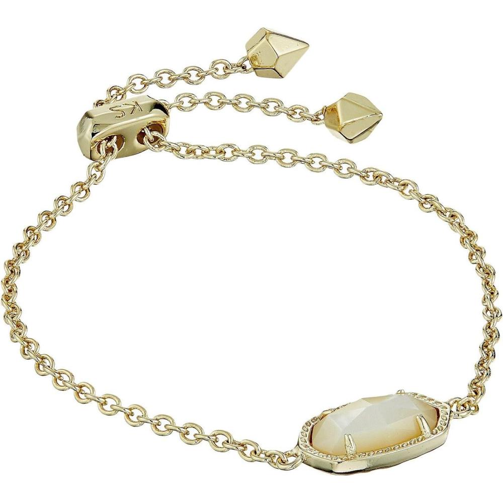 image:imageKendra Scott Elaina Adjustable Chain Bracelet for Women Fashion Jewelry GoldPlatedJuneGoldIvory MotherOfPearl