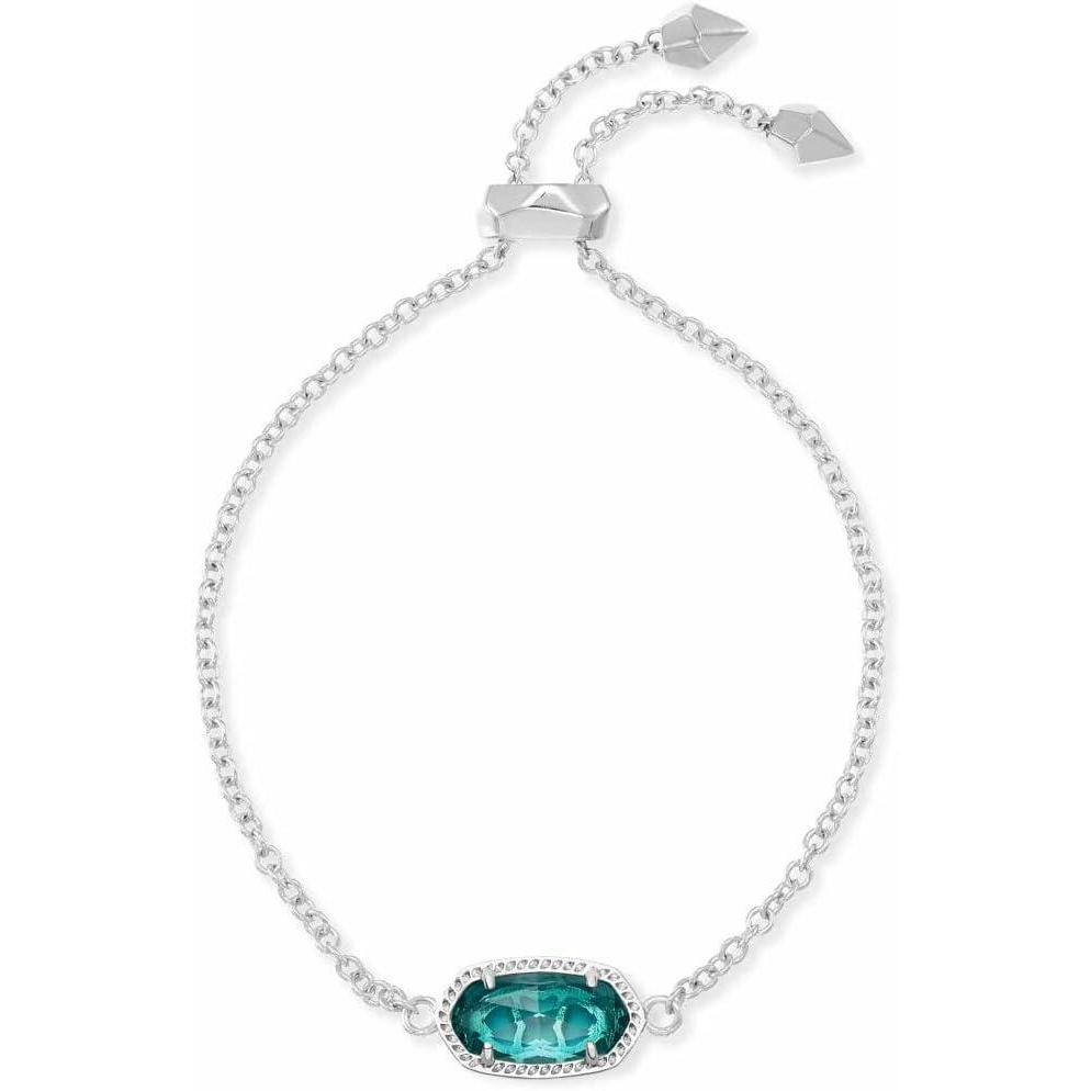 image:imageKendra Scott Elaina Adjustable Chain Bracelet for Women Fashion Jewelry GoldPlatedRHODIUM LONDON BLUE