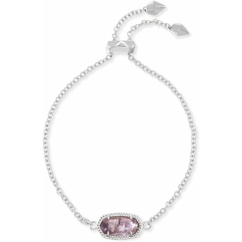 image:imageKendra Scott Elaina Adjustable Chain Bracelet for Women Fashion Jewelry GoldPlatedRHODIUM PURPLE AMETHYST