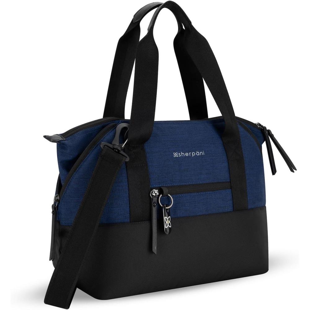 image:imageSherpani Eclipse Anti Theft Tote Bag Travel Crossbody Bag Teacher Tote 12L Shoulder Purse Handbags for WomenIndigo Lite