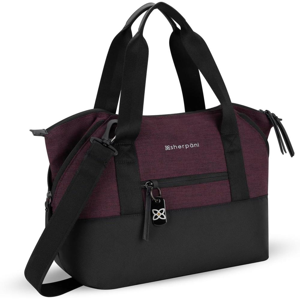 image:imageSherpani Eclipse Anti Theft Tote Bag Travel Crossbody Bag Teacher Tote 12L Shoulder Purse Handbags for WomenMerlot Lite