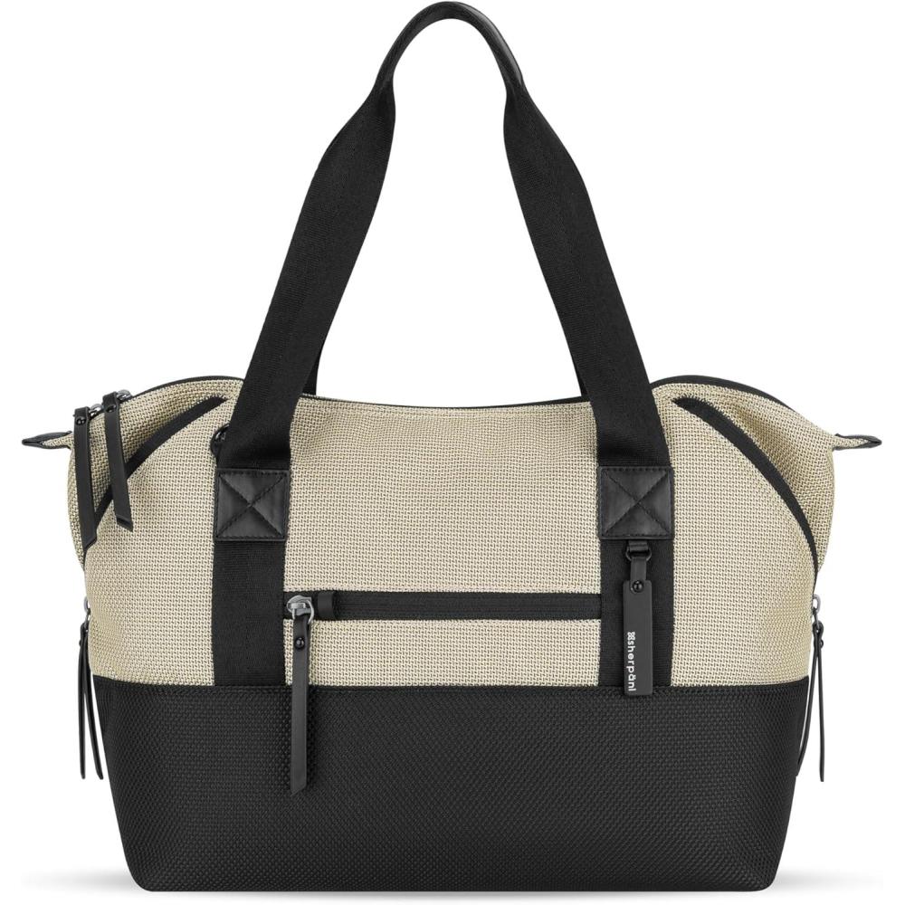 image:imageSherpani Eclipse Anti Theft Tote Bag Travel Crossbody Bag Teacher Tote 12L Shoulder Purse Handbags for WomenStraw