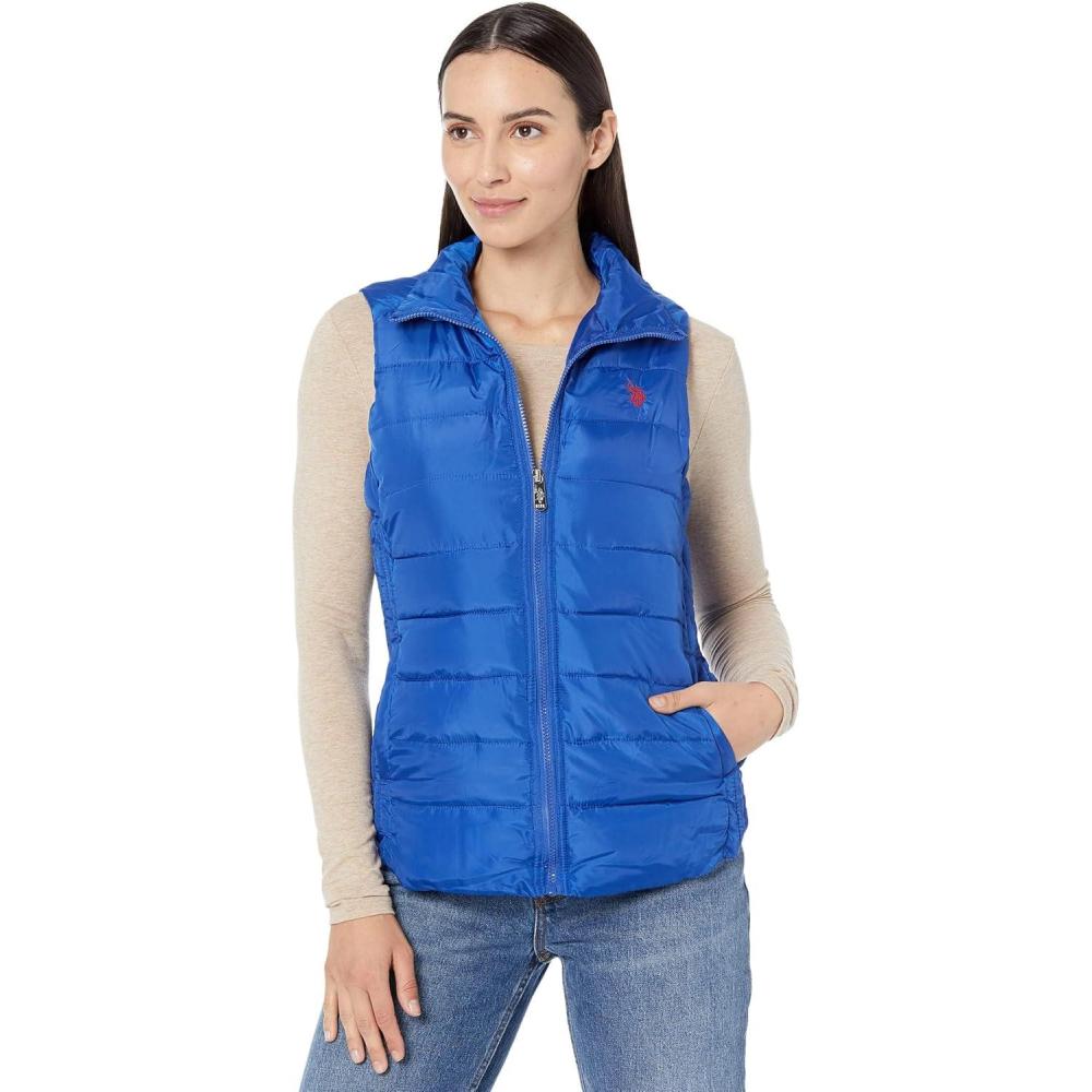 image:imageUS POLO ASSN Cozy Fur Lined VestParisian Blue