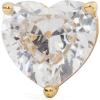 kate spade new york My Love Heart Studs(Clear/Gold)