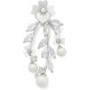 kate spade new york Precious Pansy Cluster Earrings(Cream/Silver Chandelier)