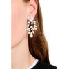kate spade new york Precious Pansy Cluster Earrings(Cream/Silver Chandelier)
