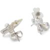 kate spade new york Precious Pansy Cluster Earrings(Cream/Silver Studs)