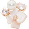 kate spade new york Precious Pansy Cluster Earrings(White Multi Studs)