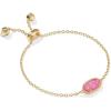 GOLD - HOT PINK DRUSY