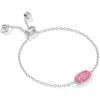 RHODIUM - HOT PINK DRUSY