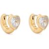 Clear/Gold Studs