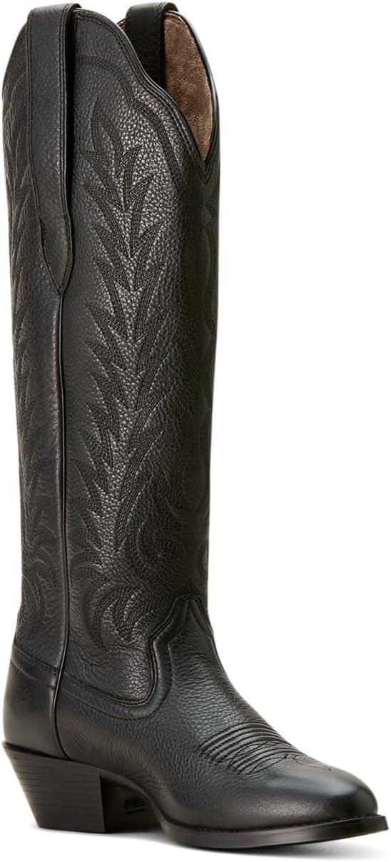 image:imageARIAT womens Heritage R Toe Tall Stretchfit Western BootBlack Deertan