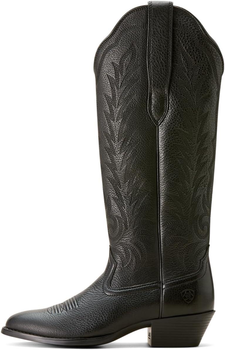 image:imageARIAT womens Heritage R Toe Tall Stretchfit Western BootBlack Deertan