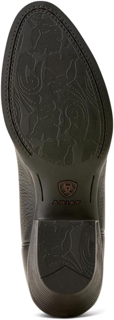 image:imageARIAT womens Heritage R Toe Tall Stretchfit Western BootBlack Deertan