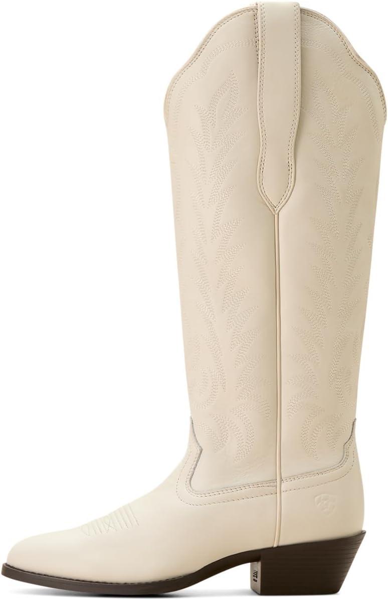 image:imageARIAT womens Heritage R Toe Tall Stretchfit Western BootBright Cream