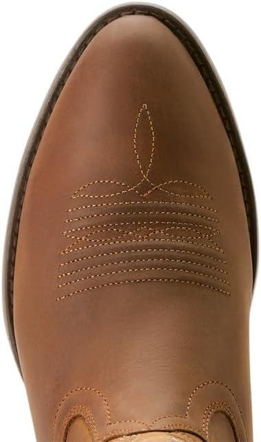 image:imageARIAT womens Heritage R Toe Tall Stretchfit Western BootDistressed Brown