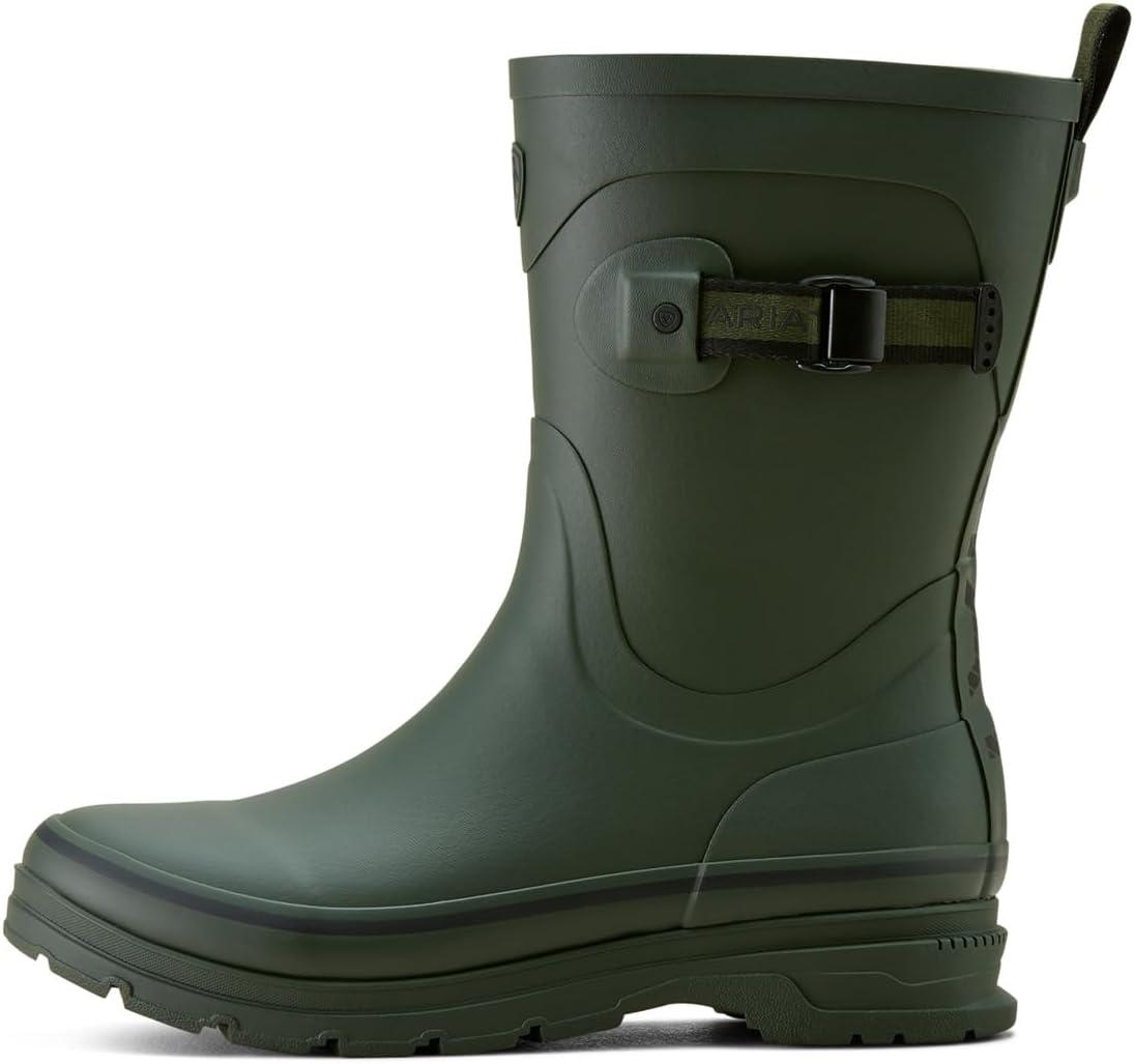 image:imageARIAT womens Kelmarsh Mid Rubber BootDark Olive