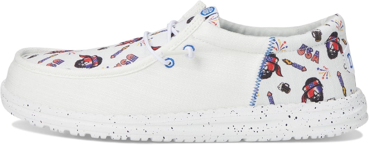 image:imageHEYDUDE Mens Wally Funk Americana PartyWhiteMulti