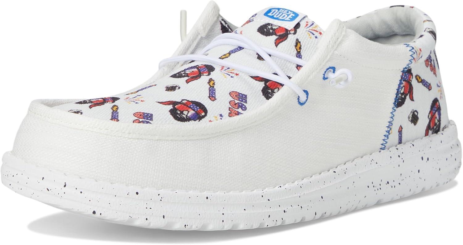 image:imageHEYDUDE Mens Wally Funk Americana PartyWhiteMulti