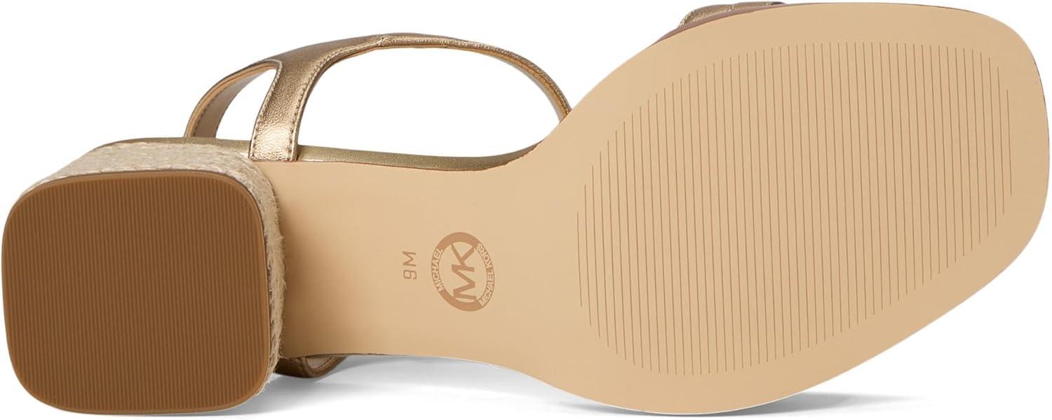 image:imageMichael Kors womens Mandy Mid SandalPale Gold
