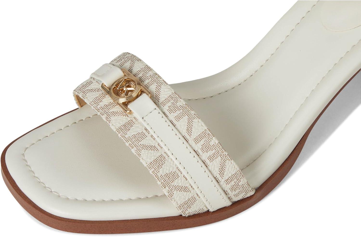 image:imageMichael Kors womens Mandy Mid SandalVanillaCream