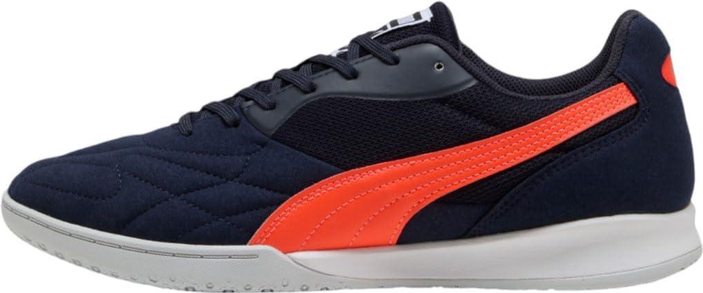 image:imagePuma Mens King Top Indoor Trainer Soccer ShoesNew NavyGlowing RedSilver Mist